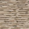 Emperador Blend Arched Brick Pattern