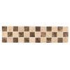 Emperador Light and Emperador Dark Basketweave Pattern Tile