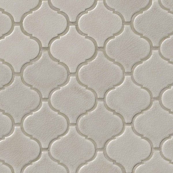 Fog Arabesque Backsplash Tile