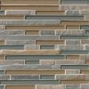 Gold Rush Peel and Stick Stacked Stone Backsplash