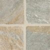 Golden White Quartzite 2x2 Tumbled in 12x12 Mesh