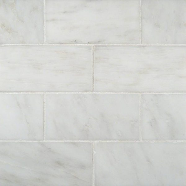 Greecian White Marble Subway Tile 3x6