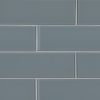 Harbor Gray Subway 2x4x8mm Glass Tile