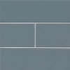 Harbor Gray Subway Tile 3x6x8mm Glass Backsplash Tile