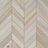 Havenwood Platinum Chevron Mosaic 12x15