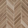 Havenwood Platinum Chevron Mosaic 12x15