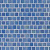 Hawaiian Blue 1x1x4mm Staggered  Glass Tile