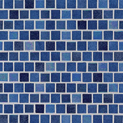 Hawaiian Blue 1x1x4mm Staggered  Glass Tile