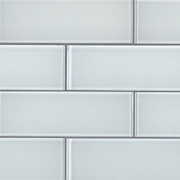 Ice Glass 3x9x8mm  Backsplash Tile