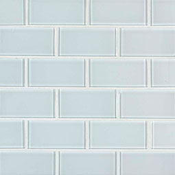 Ice Subway 2x4x8mm Glass Tile