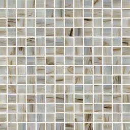 Iridescent Ivory Glass Pool Tile