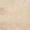 Ivory Travertine Mini Versailles Pattern Tumbled in 12x12 Mesh