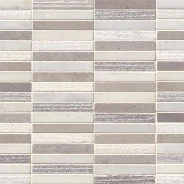 Linea Mixed Finish Pattern Backsplash Tile