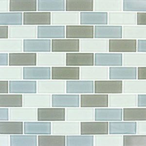 Majestic Ocean Brick Glass Backsplash Tile