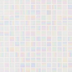 Mediterranean Pearl Mediterranean Glass 3/4x3/4x4MM in 12x12 Mesh Glass Backsplash Tile