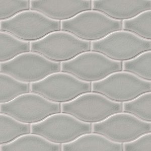 Morning Fog Ogee Pattern Backsplash Tile