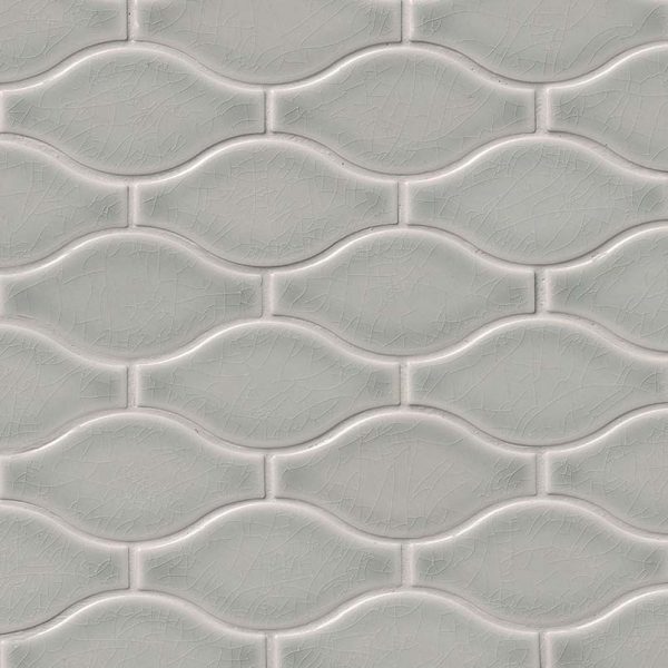 Morning Fog Ogee Pattern Backsplash Tile