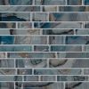 Opaque Blue Rainbow  Glass Tile