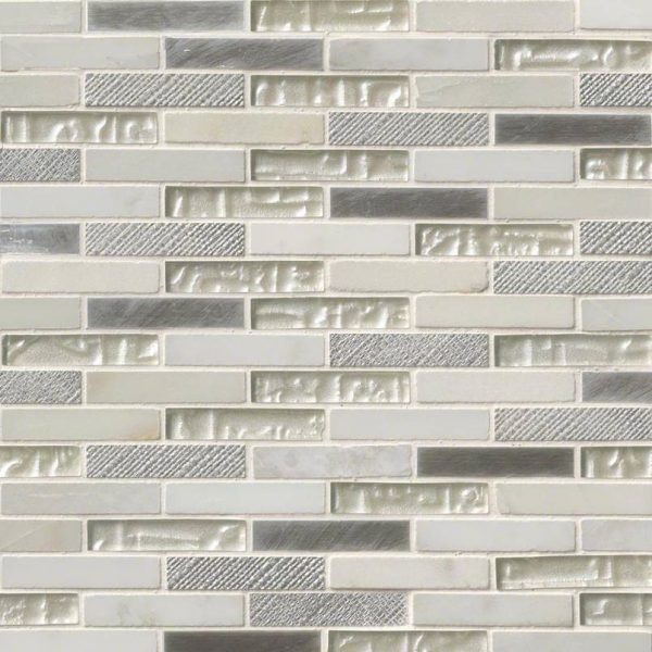 Ocean Crest Brick 5/8x3x8mm Metal Tile