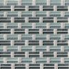 Ocean Crest Brick 5/8x3x8mm Metal Tile
