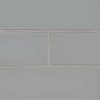 Oyster Gray  3x6x8mm Glass Backsplash Tile