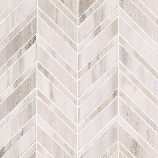 Palisandro Chevron Polished Backsplash Tile