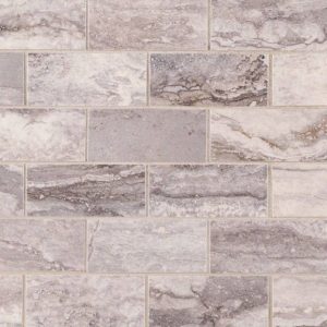 Pietra Bernini Carbone 2X4 Mosaic Polished