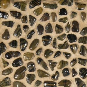 Polished Mix Pebbles Meshed 12x12