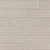 Polished White Pebbles Meshed 12x12