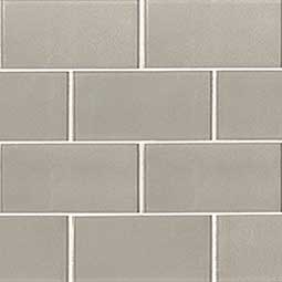 Starlight Subway 3x6x8mm Mesh in 12x12 Glass Backsplash Tile