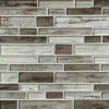 Statuario Celano Interlocking 6mm Glass Backsplash Tile