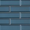 Taos Picket Pattern 8mm Glass Backsplash Tile