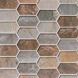 Taos Picket Pattern 8mm Glass Backsplash Tile