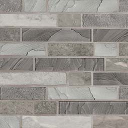 Tarvos Interlocking 6mm Glass Backsplash Tile