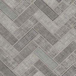 Textalia Herringbone 6mm Glass Backsplash Tile