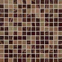 Treasure Trail 3/4x3/4x4mm Iridescent Glass in 12x12 Mesh  Backsplash Tile