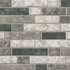 Treasure Trail 3/4x3/4x4mm Iridescent Glass in 12x12 Mesh  Backsplash Tile