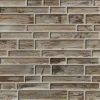 Winter Grey Brick 1x2x8mm Glass Backsplash Tile