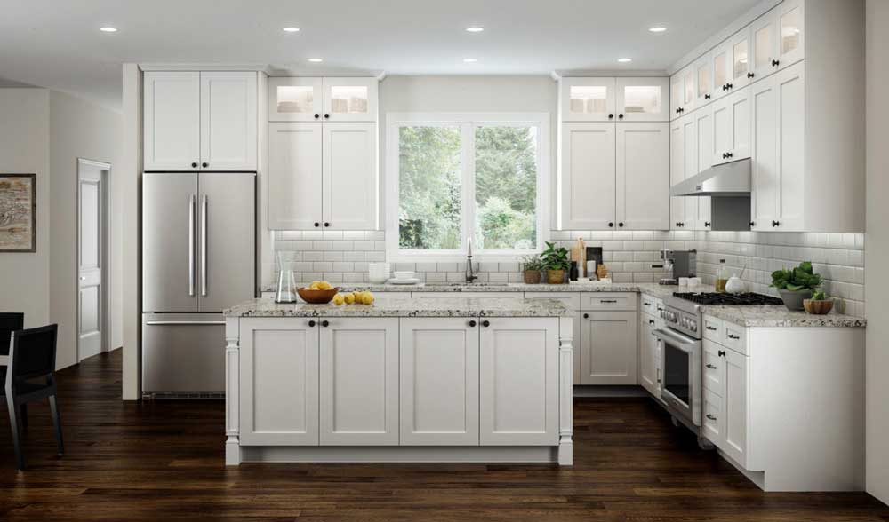 Semi-custom types of kitchen cabinets