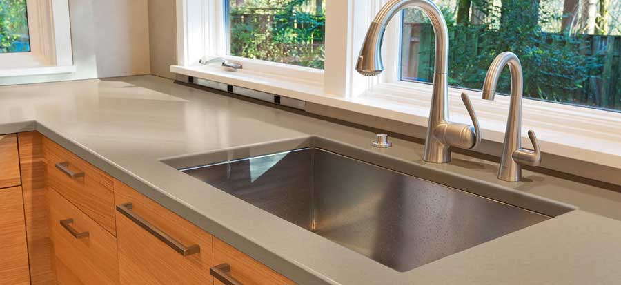 quartz countertop pros and cons, kitchen quartz