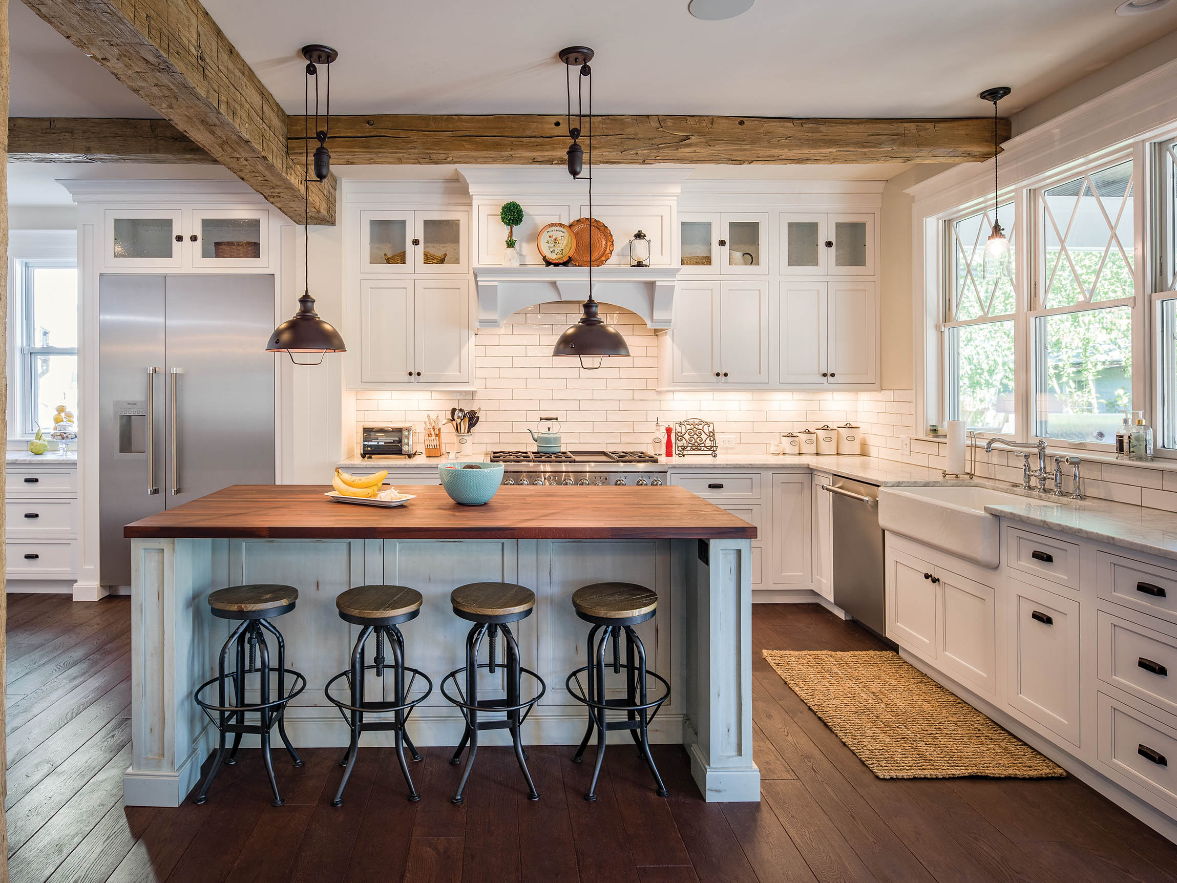 Arctic On Maple Flush Inset Using Square Flat Panel Door Kitchen