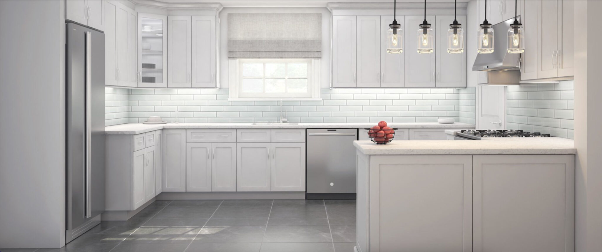 Cubitac Oxford Pastel Kitchen & Tiles, NJ Art of Kitchen Tile