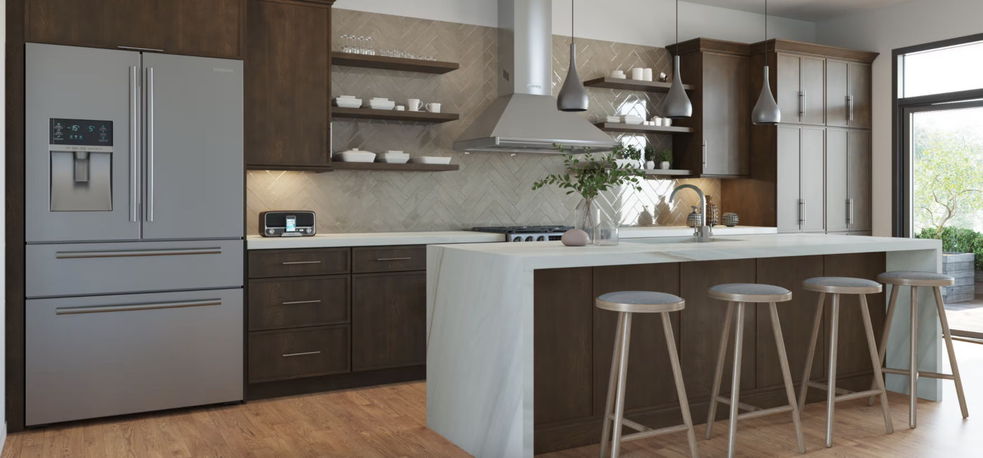 Fabuwood Allure Luna Dove Kitchen & Tiles, NJ Art of