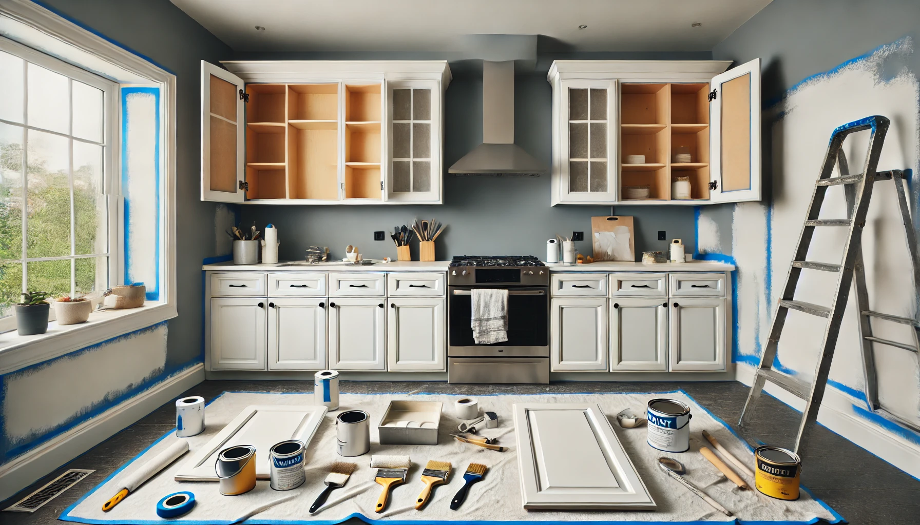 Can you paint kitchen Kitchen & Tiles, NJ Art of